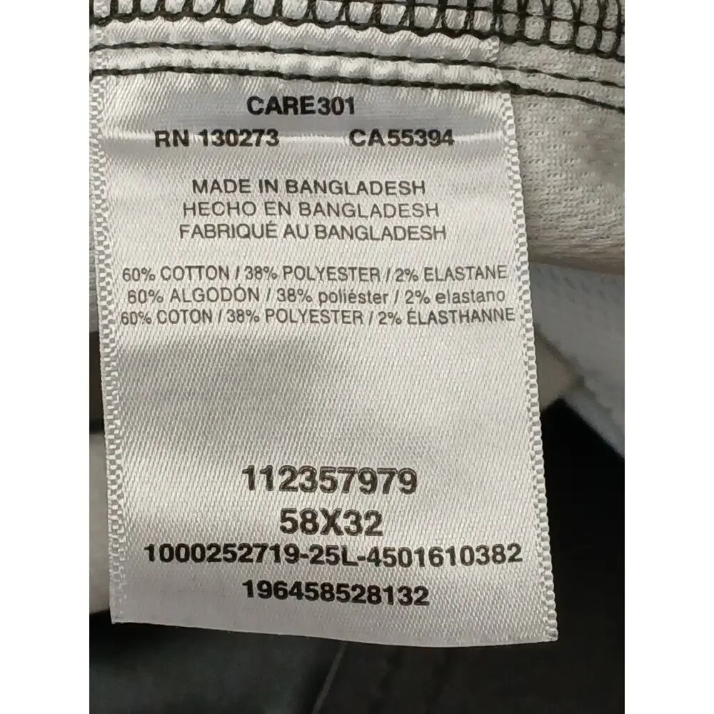 Lees (58x32) Gray Extreme Motion Relaxed Taper Stretch Pants